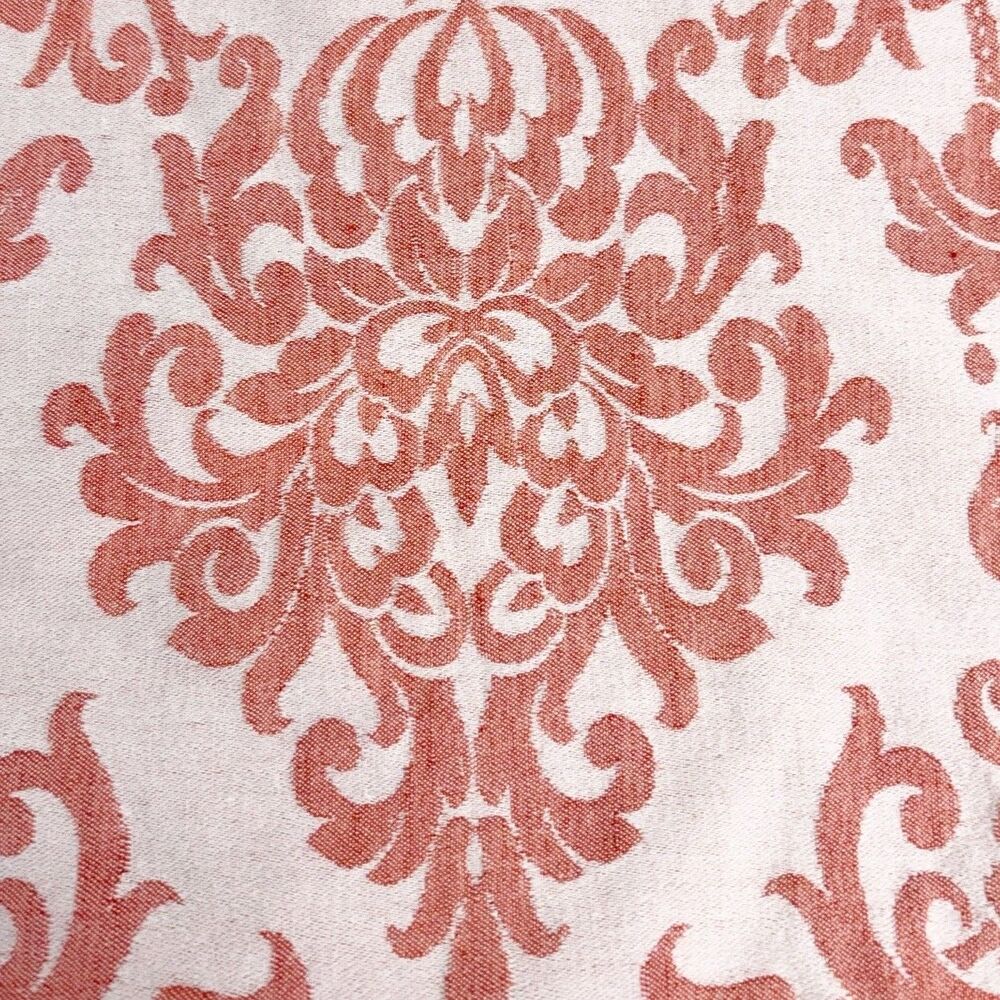 Williams Sonoma Brocade 55% Linen 45% Cotton Duvet Cover Twin Made In Portugal - Picture 3 of 12